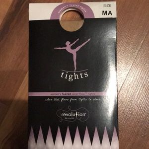 Revolution Women's Footed Dance Tights-NEW! Medium